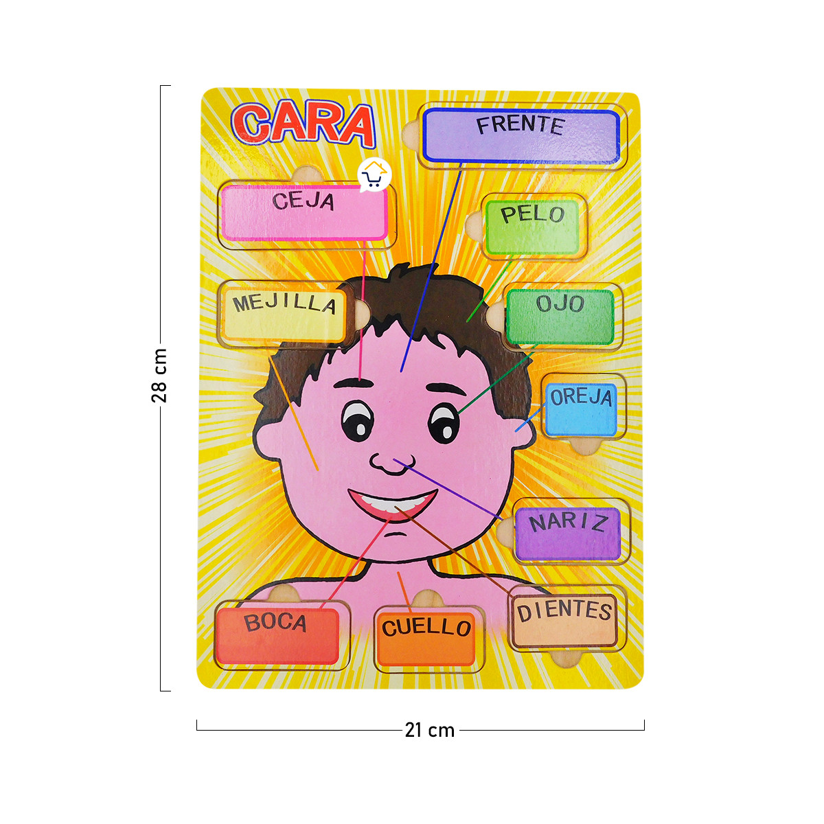 Miniatura 4 de Rompecabezas Didactico Niño MD375